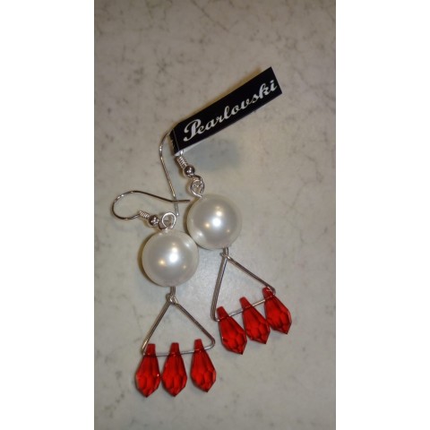 CERCEI CU PERLE ȘI SWAROVSKI